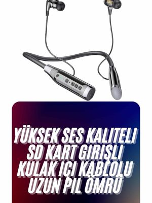 Kablolu Bluetooth Kulaklık Kulak İçi 120 Saat ANC Özelliği Uzun Ömürlü