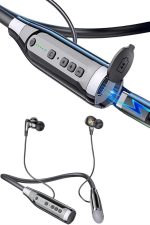Bluetooth Kulaklık 120 Saat Kullanım Süresi Boyun Askılı Bluetooth Kablosuz Kulaklık - Görsel 3