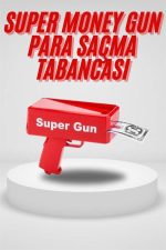 Para Saçma Tabancası Kırmızı Para Fırlatma Oyuncağı Parti Eğlencesi - Görsel 2