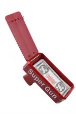 Kırmızı Çocuklara Özel Para Fırlatma Makinesi Para Saçma Tabancası - Görsel 4