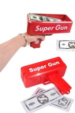 Para Dolar Saçma Para Atma Tabancası Otomatik Kırmızı Oyuncak - Görsel 5