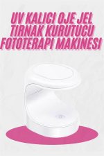 Kalıcı Oje Kurutucu Mini UV Işınlı Taşınabilir Hızlı ve Pratik Oje Kurutucu - Görsel 2