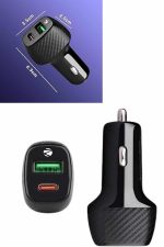 38W USB Type-C Girişli Oto Çakmaklık Araç İçi Hızlı Şarj Çakmaklık Şarj Aleti - Görsel 5