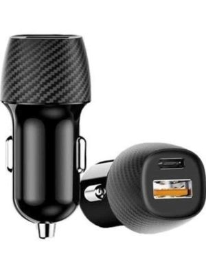 Hızlı Oto Şarj Cihazı 38W Çift Girişli HIzlı Şarj Oto Çakmaklık Type-C