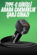 Type-C Girişli Araba Çakmaklık Şarj Cihazı 38W Oto Çakmaklık - Görsel 2
