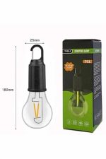 Şarjlı Aydınlatma Ampul Tasarımlı Ambians Işık Askılı Kamp Lambası - Görsel 5