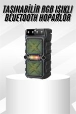 Çift Çıkışlı Güçlü Bataryalı Kablosuz Yüksek Ses Kaliteli Bluetooth Hoparlör - Görsel 2