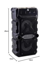 Bluetooth Hoparlör Çift Mikrofonlu Güçlü Ses Kaliteli Kesintisiz Kablosuz - Görsel 5