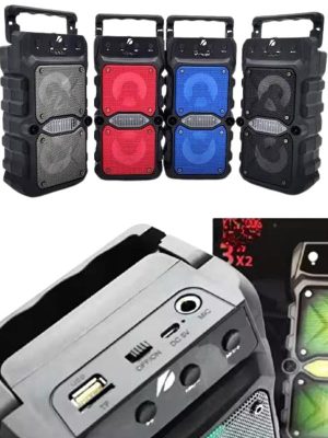 Bluetooth Hoparlör Çift Mikrofonlu Güçlü Ses Kaliteli Kesintisiz Kablosuz