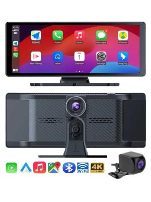 4K Ultra Araç İçi Ön ve Arka Kameralı Ekran HD 2 Kameralı Torpido Üstü Araç Multimedya