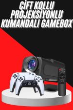 Retro Video Oyunu Konsolu Android Tv El Oyun Konsolu WIFI Taşınabilir Projeksiyon Cihazı - Görsel 2