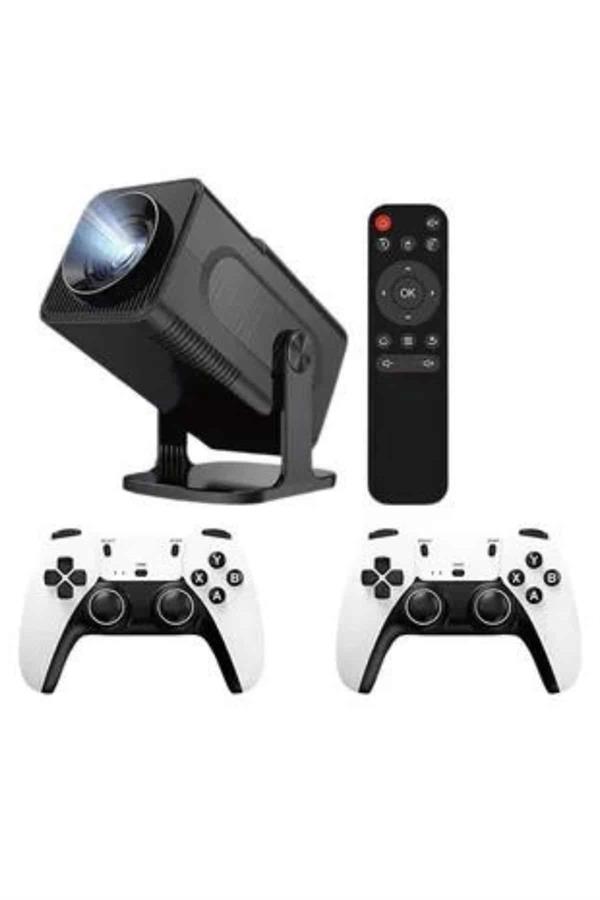 Compressed by jpeg-recompress Retro Video Oyunu Konsolu Android Tv El Oyun Konsolu WIFI Taşınabilir Projeksiyon Cihazı - Görsel 3