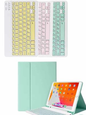 Kablosuz Bluetooth Bağlantılı Taşınabilir Q Klavye Tüm Cihazlara Uyumlu