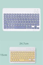 Android ve İOS Uyumlu Bluetooth Kablosuz Türkçe Q Klavye Renkli - Görsel 5