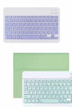 Android ve İOS Uyumlu Bluetooth Kablosuz Türkçe Q Klavye Renkli - Görsel 3