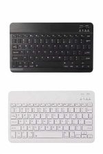 Uyumlu Kablosuz Bluetooth Şarj Edilebilir Mini Q Klavye - Görsel 4