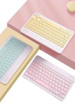 Bluetooh Wıreless Keyboard Siyah Q Klavye İOS Ipad Android Windows Uyumlu - Görsel 2