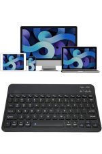 Bluetooth Şarj Edilebilir Mini Q Klavye Kablosuz Taşınabilir - Görsel 4