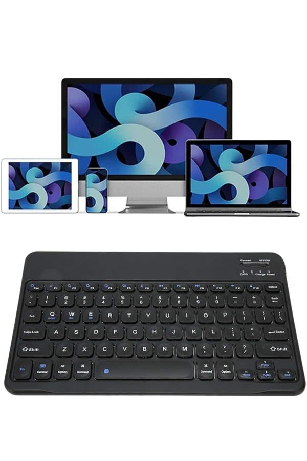 Compressed by jpeg-recompress Bluetooth Şarj Edilebilir Mini Q Klavye Kablosuz Taşınabilir - Görsel 4