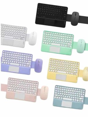 Bluetooth Touchpad Klavye Ultra İnce Taşınabilir Q Klavye