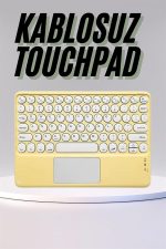 Profesyonel Wifi Q Klavye Bluetooth Klavye Touchpad 10.8 Inç - Görsel 2