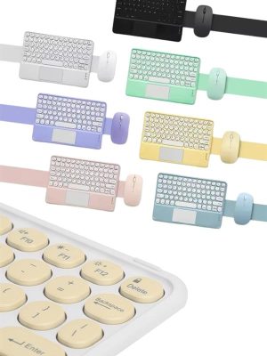 Bluetooth Touchpad Klavye 10.9 inch Kablosuz Wifi Q Klavye Slim