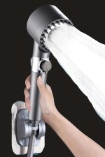 Yeni Nesil Duş Başlığı Paslanmaz Çelik Masaj Etkili Ergonomik Tasarım Su Basınçlı - Görsel 3