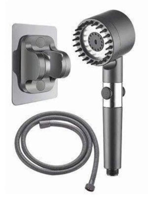 Yüksek Performanslı Masaj Etkili Su Tasarruflu Duş Başlığı Krom Kaplama Uzun Ömürlü