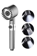 Duş Başlığı Profesyonel Masaj Başlıklı 3 Modlu Yeni Nesil Masaj Uçlu Su Tasarruflu - Görsel 4