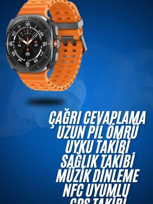 2025 Model Gelişmiş Özellikli Nabız Sensörlü Spor Takibi Yapabilen Titreşimli Saat