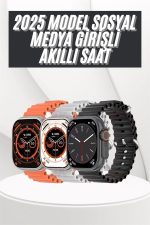 Yeni Nesil Akıllı Saat Uyku ve Sağlık Takibi Titeşimli Sesli Arama Mesaj ve Bildirim Görme - Görsel 2