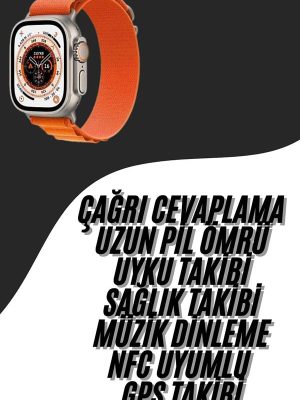 Yeni Nesil Akıllı Saat Çok Yönlü Titreşimli 49 MM Android ve İOS Uyumlu