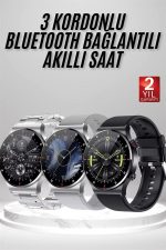 Akıllı Saat Çoklu Kordon Seçeneği Amoled Ekran Çok Fonksiyonlu Bluetooth Bağlantılı - Görsel 2