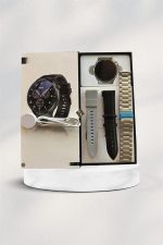 Akıllı Saat Çoklu Kordon Seçeneği Amoled Ekran Çok Fonksiyonlu Bluetooth Bağlantılı - Görsel 3