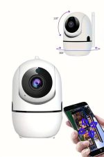 Mini IP Kamera Hareketli Güvenlik Kamerası Kablosuz Wifi Kamera Mikrofonlu - Görsel 3