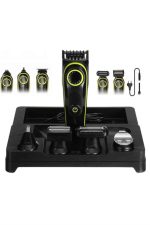 5 Başlıklı Şarjlı Tıraş Makinesi Led Ekran Saç Sakal Ense Tıraşına Uygun Bakım Seti - Görsel 3