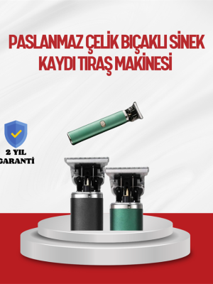 Saç Sakal Ense Paslanmaz Çelik T-Bıçak Vücut Tıraş Makinesi