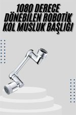 Mutfak Musluk Başlığı 1080 Derece Dönebilir Oynar Başlıklı Musluk Aparatı - Görsel 2
