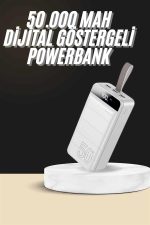 Hızlı Taşınabilir 50.000 Mah Powerbank Led Ekran Android ve İOS Uyumlu - Görsel 2