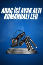 Araç İçi Ayak Altı Led 12 Led Işık Sese Müziğe Duyarlı RGB Işıklı Aydınlatma Seti - Görsel 2