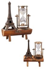 Paris Eyfel Kulesi Hediyelik Eyfel Retro Kum Saati Dekoratif Eşya - Görsel 5
