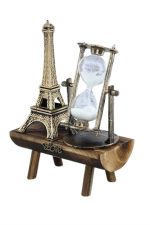 Paris Eyfel Kulesi Hediyelik Eyfel Retro Kum Saati Dekoratif Eşya - Görsel 3