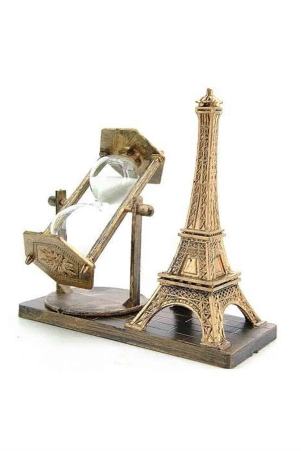Compressed by jpeg-recompress Eyfel Kulesi Tasarımlı Kum Saati Kristalleştirilmiş Kum Saati Dekoratif Ahşap Görünümlü - Görsel 3