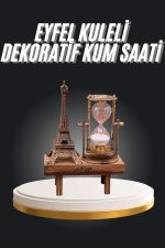 Eyfel Kuleli Kum Saati Dekoratif Hediyelik Eşya Retro Eyfel Kulesi - Görsel 2