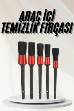 Araç İçi Led Aksesuar 5 Farklı Detaylı Araba Temizlik Fırçası Oto Temizleme Fırçası - Görsel 2