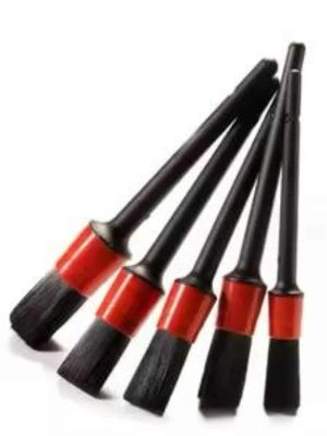 5 Adet Oto Detaylı Temizleyici Araç İçi Temizlik Fırça Seti Koltuk Döşeme Kapı Toz Alma Fırçası