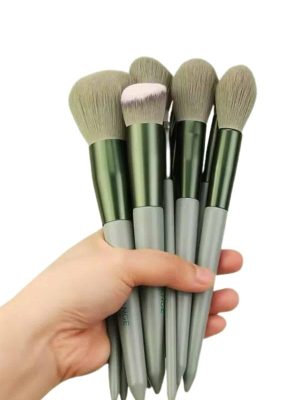 Dayanıklı Makyaj Fırçası Seti 13 Parça Yumuşak Kıllı Fırçalar Allık Fondöten Far Fırçası