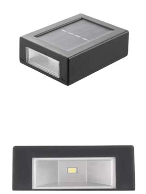 Solar Güneş Enerjili Çift Taraflı Duvar Lambası Çift Taraflı Duvar Lamba Güneş Enerjili