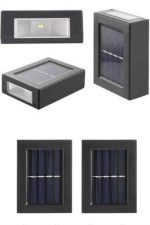 Solar Güneş Enerjili Çift Taraflı Duvar Lambası Çift Taraflı Duvar Lamba Güneş Enerjili - Görsel 3