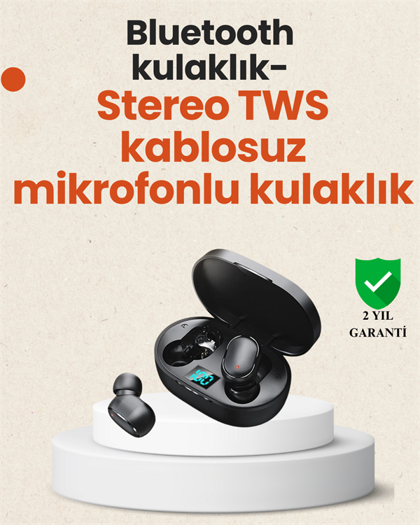 1212634_tws-bluetooth-kulaklik-kulak-ici-kablo-a-68ea.png TWS Bluetooth Kulaklık Kulak İçi Kablosuz Dijital Göstergeli Çağrı Cevaplayabilen - Görsel 1
